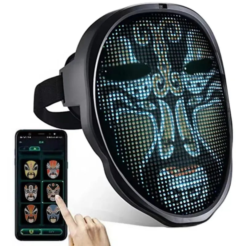 LumiMorph™ Mask – Express Yourself in Vibrant LED Style!