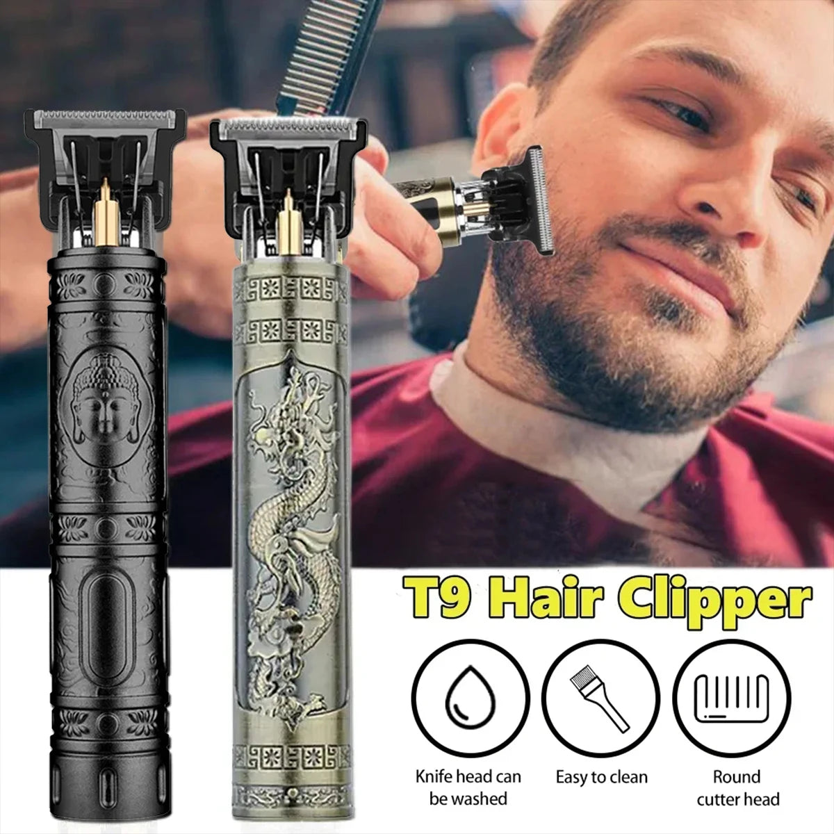 Professional Electric Rechargeable Hair Clipper