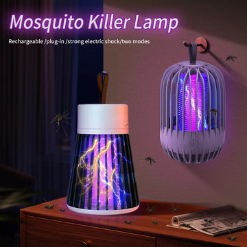 USB Rechargeable Electric Shock Mosquito Killer Lamp