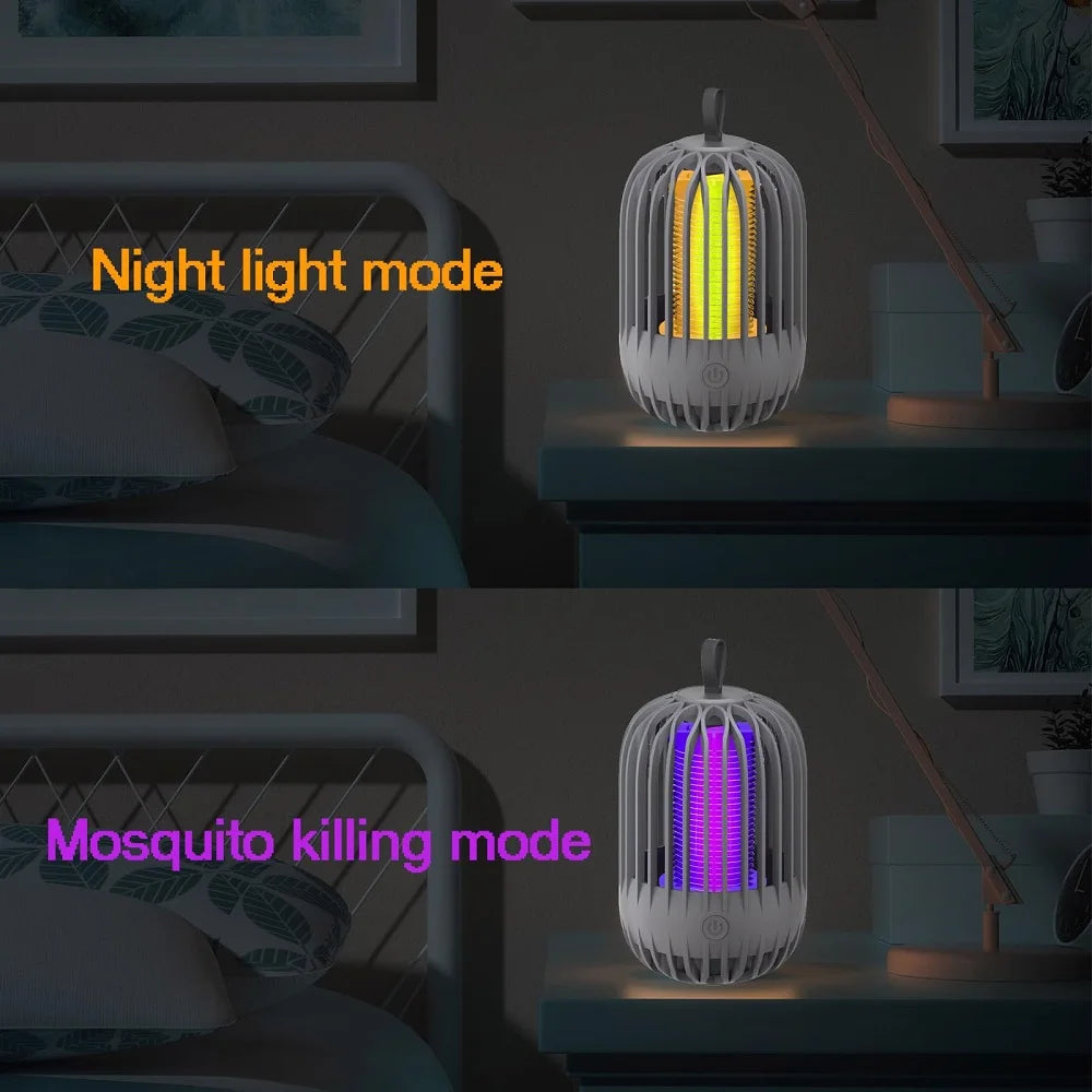 USB Rechargeable Electric Shock Mosquito Killer Lamp