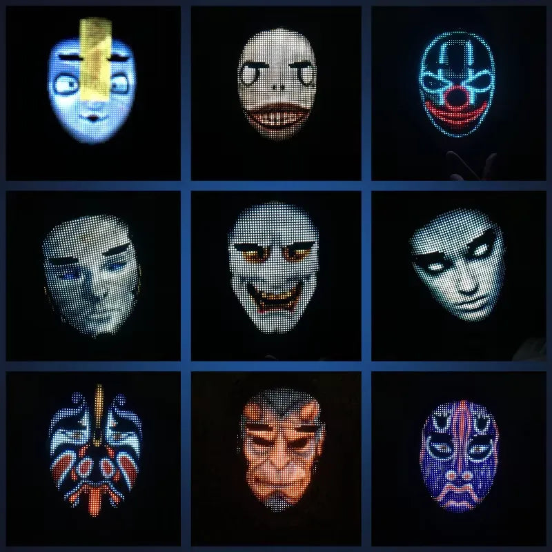 LumiMorph™ Mask – Express Yourself in Vibrant LED Style!