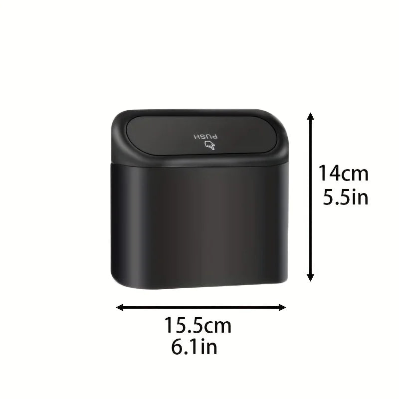 3Pcs Leak-Proof Car Trash Can with Lid | Includes 60 (300) Garbage Bags