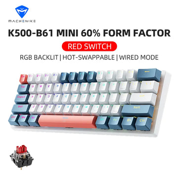 Machenike K500-B61 Mini Mechanical Keyboard